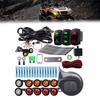 Pre-wired Turn Signal Horn Kit Universal Warning Light RockerSwitch Reverse Lights Flasher Relays for UTV  ATV Golf SXS