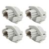 4 Pcs Brake Taillight Socket Bracket 34102 S60 003 License Plate Light Bulb Housing for Accord
