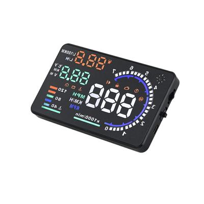 .B "A8-OBD" HUD Проекционный дисплей A8 OBD2 5.5" Цветной Автомобильный спидометр Лобовое стекло