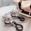 Pull Line Shark Keychain Pendant Keychain Simulation Removable Mouth Shark ABS Keychain Toy