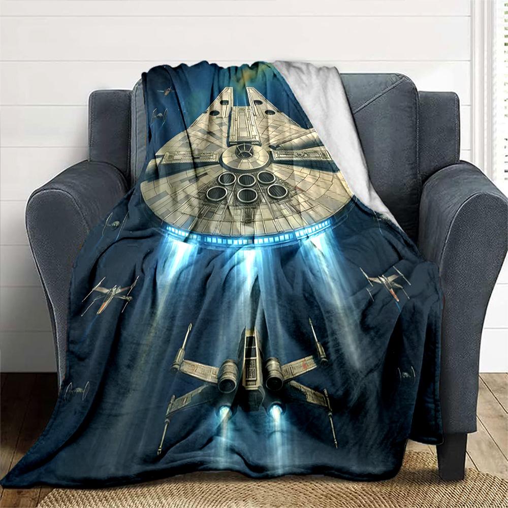 Star Wars Blanket Durable Comfort Perfect for Picnics Couch Chair Four Seasons Universal Modern Suitable for Gifting Relatives and Friends