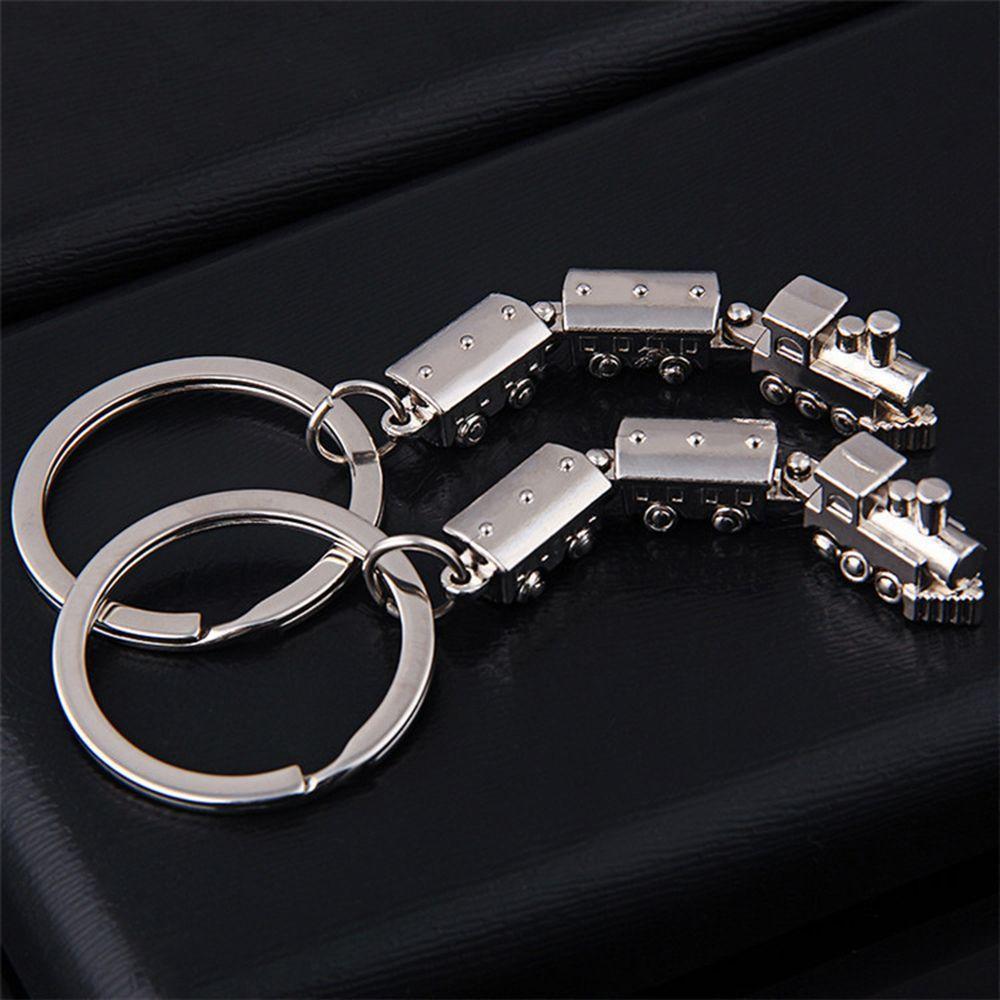 Delicate Special Unisex Gift Train Shaped Bag Decro Fashion Jewelry Key Ring Key Chain Key Holder