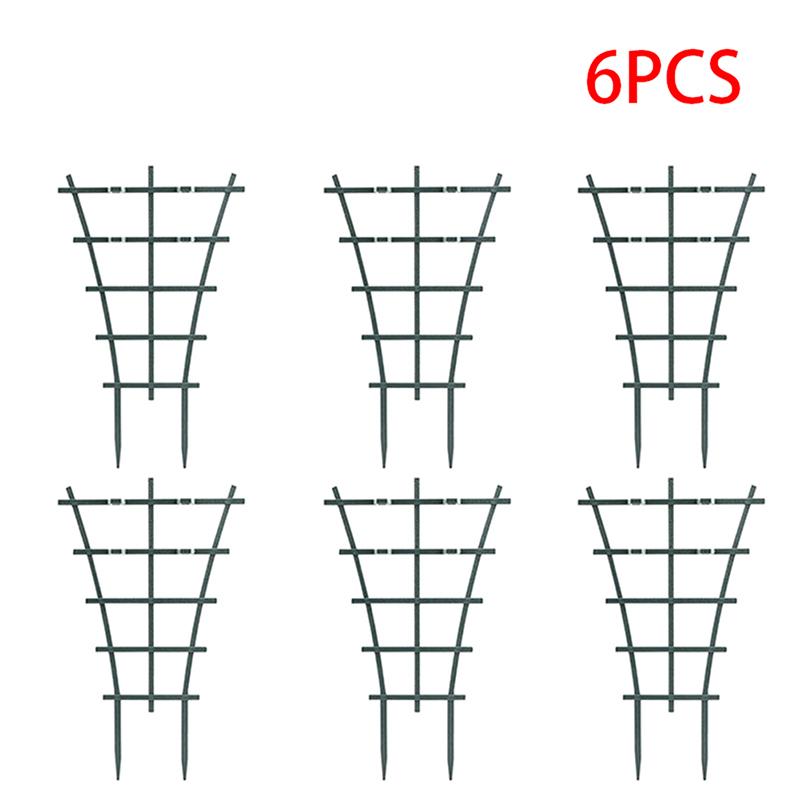 2/4/6pcs Plants Climbing Trellis Plastic Plant Support Holder Superimposed Potted Vines Climbing Rack Gardening Supplies