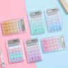 Calculator Student Cute High Value Calculator Small Portable Transparent Candy Color Calculator
