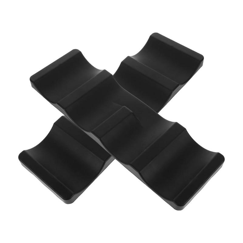 2PCS Refrigerator Coke Beverage Silicone Racks Solid Anti-Slip Red Wines Storage Pad Kitchen Holders Glass Bottle Organize Shelf