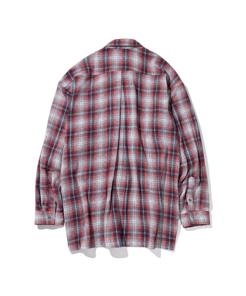 MASSNOUN Multi-Mix Check Shirt Msist002-Rd
