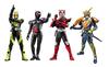HG Kamen Rider NEW EDITION All 4 Types Set Kamen Rider Zero One Gaim Drive Joker Figure Gacha Gachapon Vol.01 Vol.1