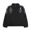 X Сотрудничество Mercedes-Amg Mercedes - Amg Ss25 Команда Petronas F1 Удобная Полосатая Свободного Кроя Куртка на Молнии Мужская Куртка Черная JX0748
