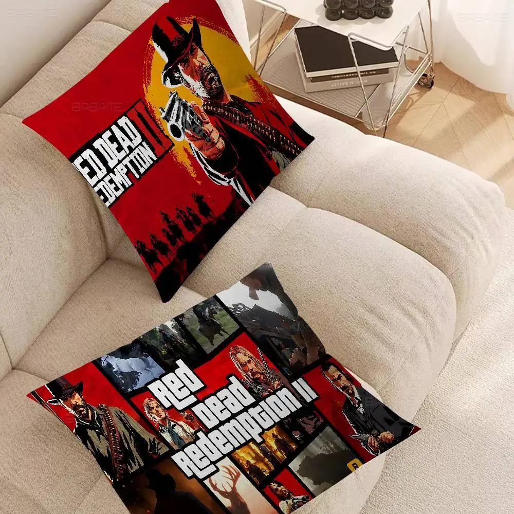 Игра Red Dead Redemption 2 Наволочка Полиэстер Подушки для Дивана Декоративные Подушки Декор для Дома Наволочка