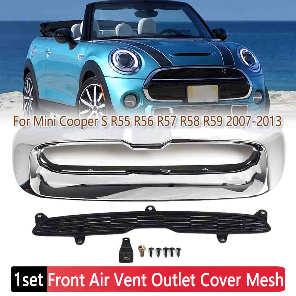Bonnet Vent Cover Decorative Bonnet Air Vent Intake Scoop Hood Air Intake Vent Scoop for Mini Cooper S R55 R56 R57 R58 R59 07-13