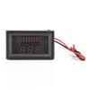 DC Digital Electromobile Voltage Meter Display Lithium Battery Gauge Voltmeter 12V-72V (Red)