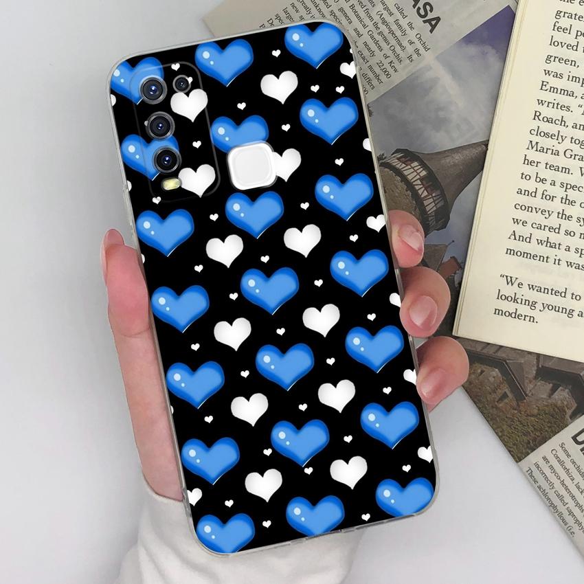 Для Vivo Y50 Y55 Y67 Y73 Y75 Y78 Y91 Y91C Z6 Чехлы для телефонов Милые куклы Медвежьи узоры Прозрачный силикон Защита объектива Противоскользящая накладка Для корпуса Vivo