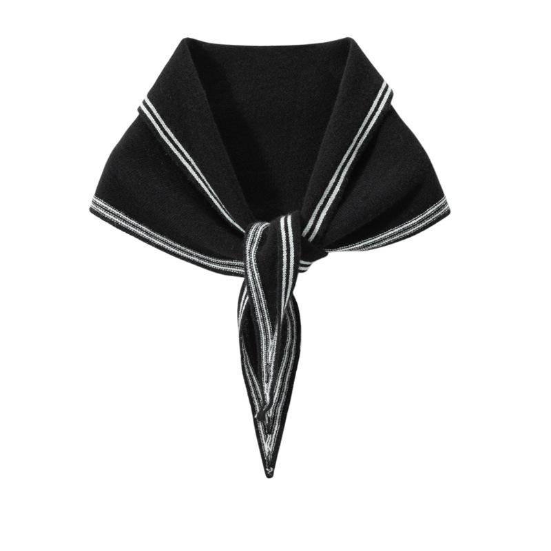 Cashmere Triangle Shawl: Thick Autumn/Winter Neck Warmer & Protector Scarf for Cold Protection and Warmth