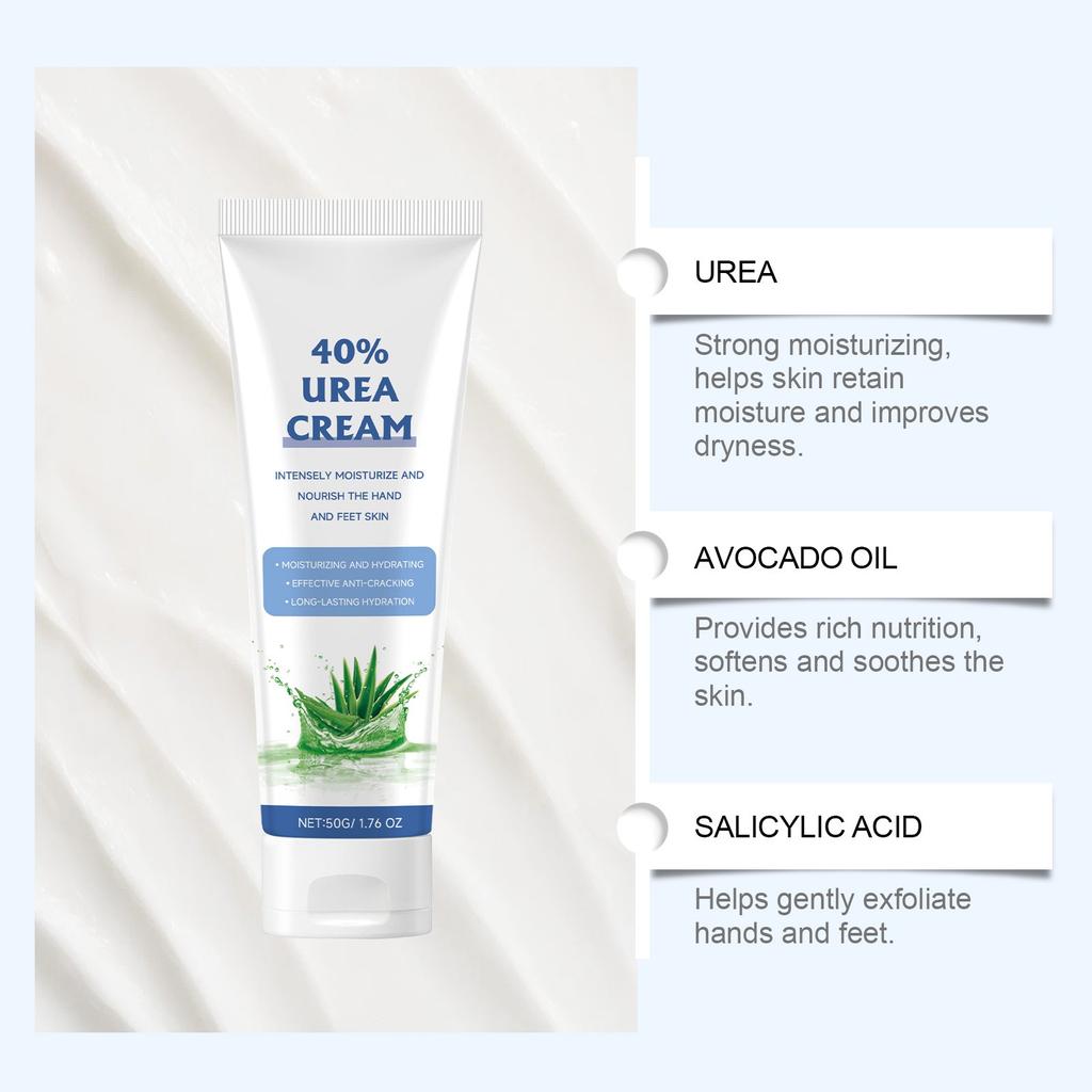 Крем с мочевиной 40 процентов Крем для рук и ног с мочевиной для сухой потрескавшейся кожи Лосьон с мочевиной 40 процентов для ног