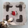 Bite Resistant Cat Maze Play Box Felt Cat Teaser Box Detachable Interactive Cat Toy  Kitten
