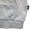 Diesel Long Sleeve Distressed Sweatshirt Zip Hoodie 8 Gray Women Used