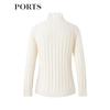 Ports Женский свитер с полуворотником из кашемировой смеси