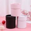 Round Flower Paper Boxes Lid Hug Florist Flower Bucket Gift Packaging Box