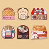 Paper Waffle Quiet Book Colorful Snack Bar Sticker Game. Cartoon Busy Book  Handmade Material Kit