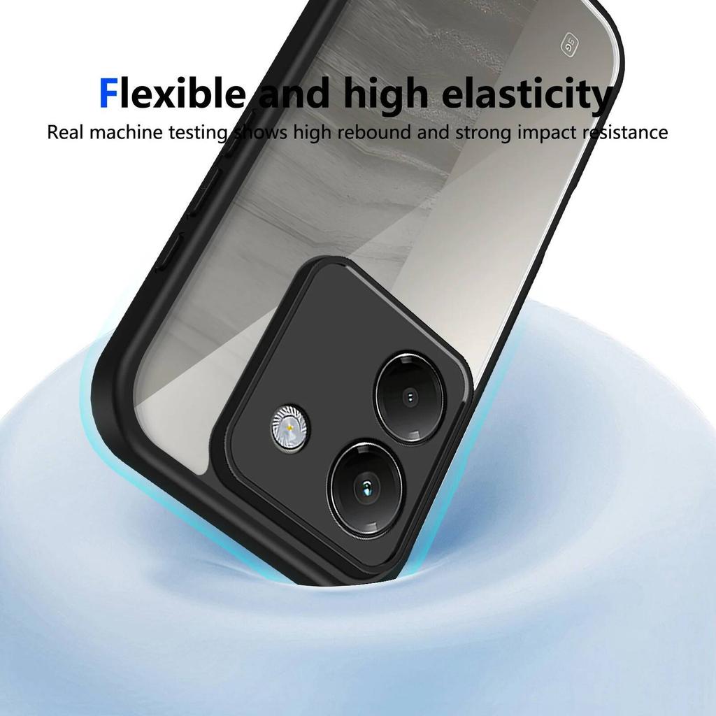 For Poco M7 Pro 5G Plus PocoM7 4G Case Shockproof Bakc Transparent Hard Protective Bumper Thin Cover For POCO M7 Case