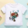 Rayman Legends Adventures Game Print Cartoon Kids T shirt Girls Summer Tops Baby Boys Clothes Children Short Sleeve