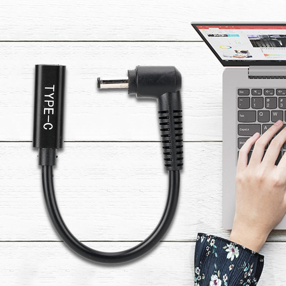 Тип-C, гнездовой блок питания PD, зарядный кабель 19 В, 65 Вт для ноутбука, планшета TG