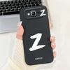 For Samsung J2Prime G532F G532G Cover For Samsung Galaxy J2 Prime Case Simple Fashion Letters A-Z Pattern Design Silicone Bumper