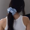 38comeoncommon Soft Dot Scrunchie (Sky Blue)