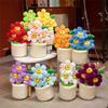 Plush Sunflower Decoration Toy Home Decoration Waist Support Plant Pot Doll