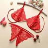 Women Naughty Sexy Lace Lingerie Sexy Costume Open Crotch Lingerie Set Suitable for Bridal Lingerie Honeymoon Speakerphone