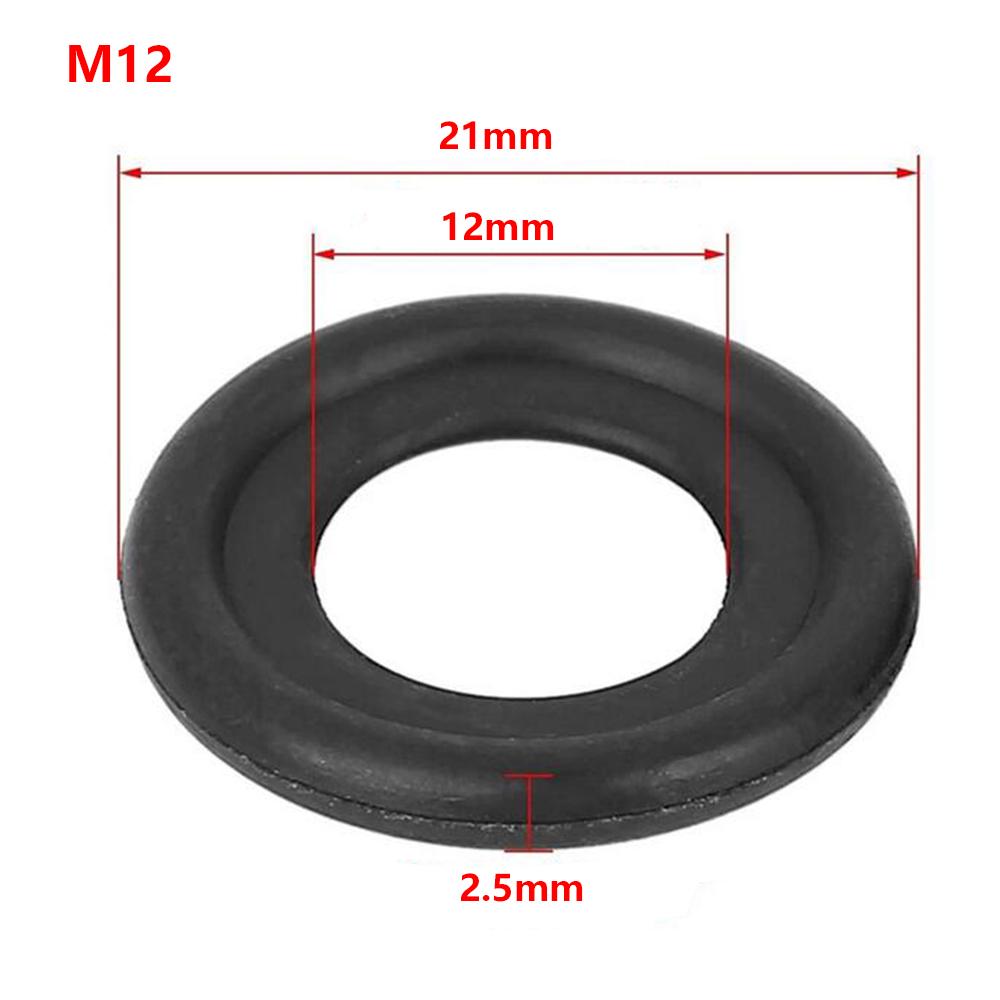 5Pcs For Chevrolet For Opel M12 Rubber Oil Drain Plug Gasket Washer Seal 3536966