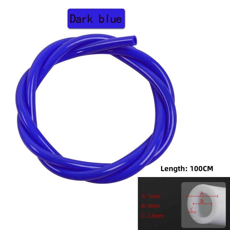 Motorcycle Fuel Hose Colored High Temp Resistant Rubber Pipe for Sport Bike Carburetor Connection Racing Motorbike Oil Delivery