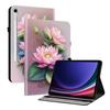 Чехол для планшета из искусственной кожи для Samsung Galaxy Tab S9 FE (10,9 дюйма)-11 стилей! Прочный, с 2 слотами для подставки, держателем для карандашей и слотами для карт, гибкая задняя крышка из ТПУ