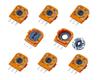 ElecGear 8pcs FU 10K Replacement Potentiometer 4pcs Additional Drift Correction Variable Thumbstick Sensor Repair Part for FU Analog Joystick