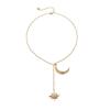 Stunning European And American Style Star Moon Pendant Necklace For Fashion Lovers