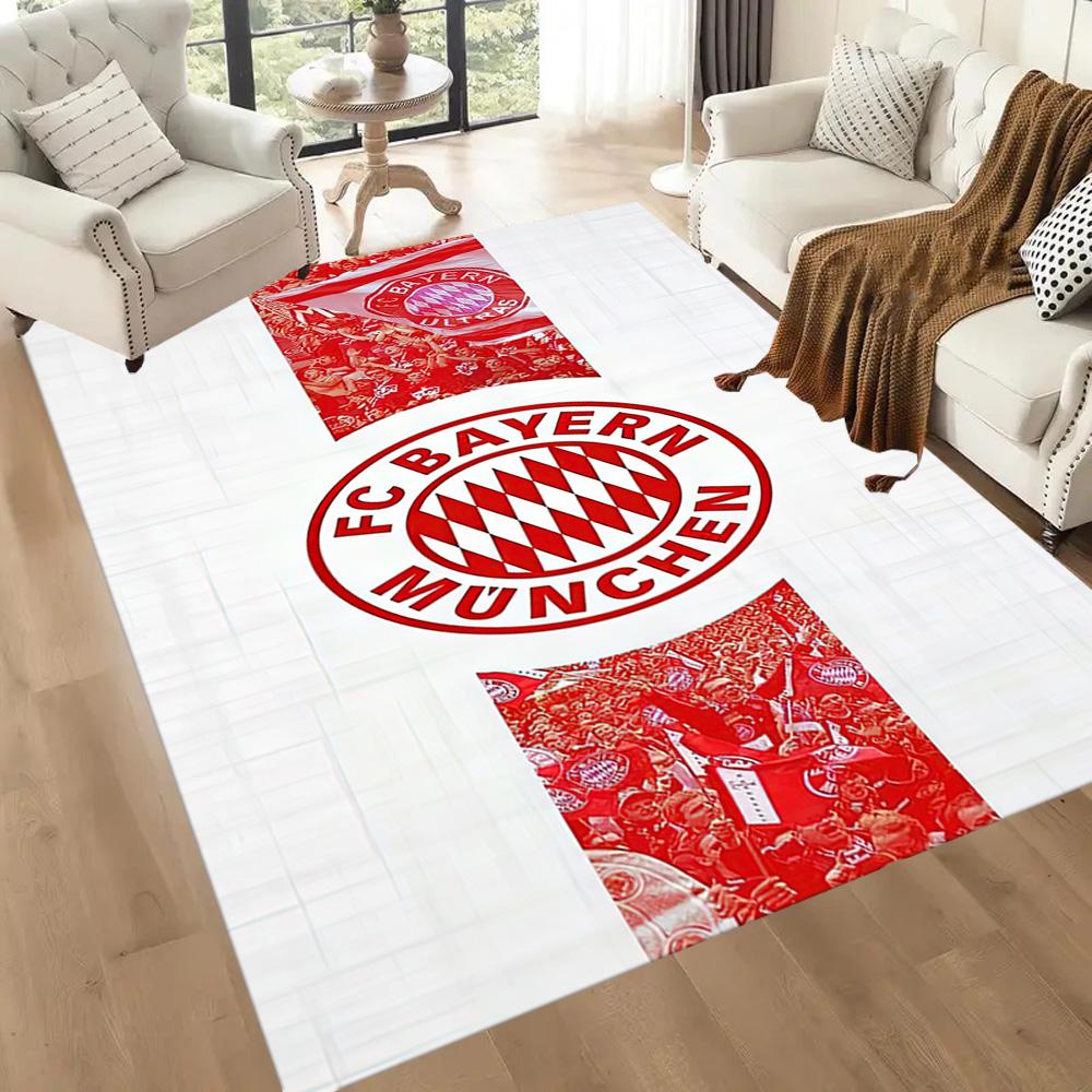 Bayern Munich Flag Square rugs are a great choice for living rooms, bedrooms, home décor, and as gifts