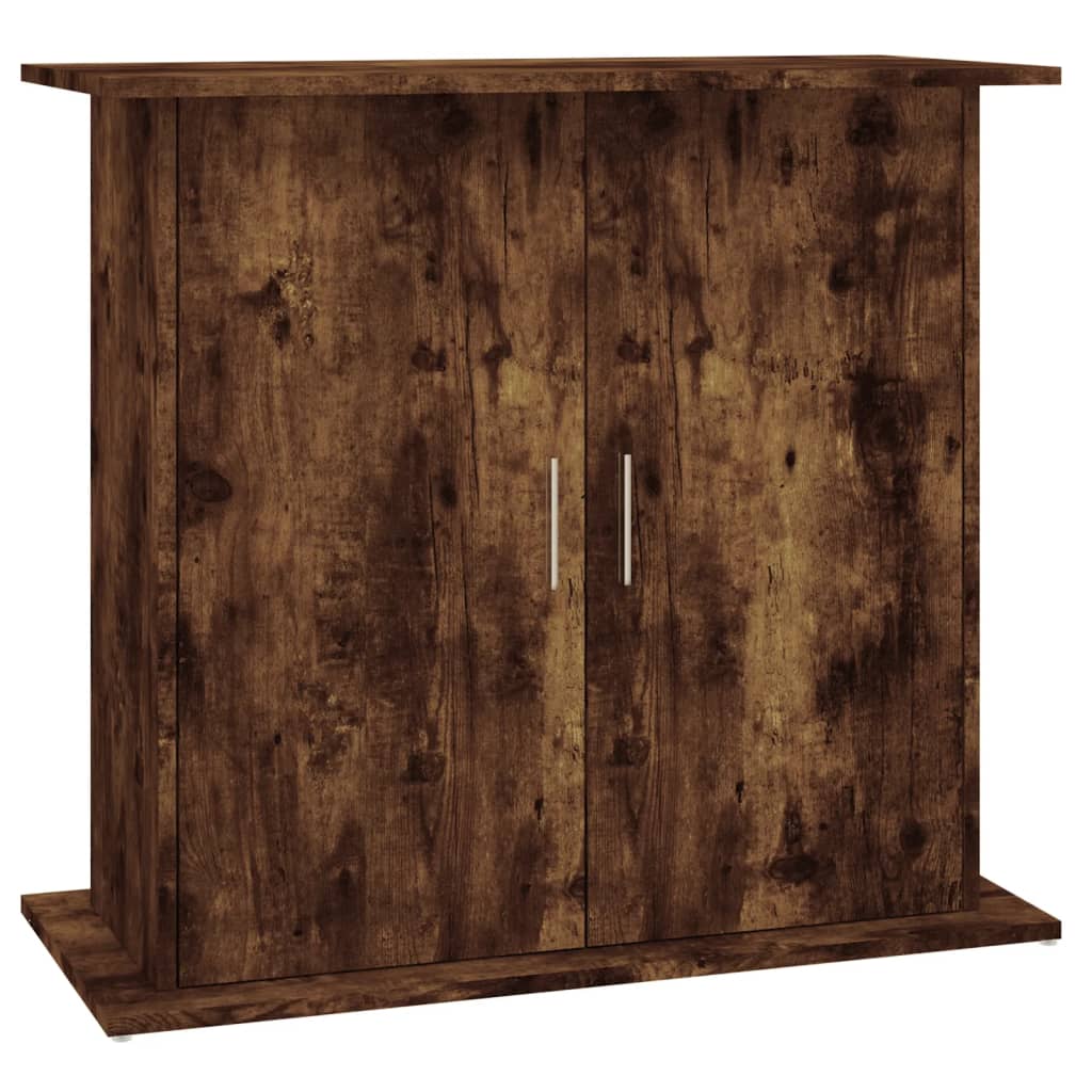 Vidaxl Szafka Pod Akwarium, Przydymiony Dąb, 81X36X73 Cm