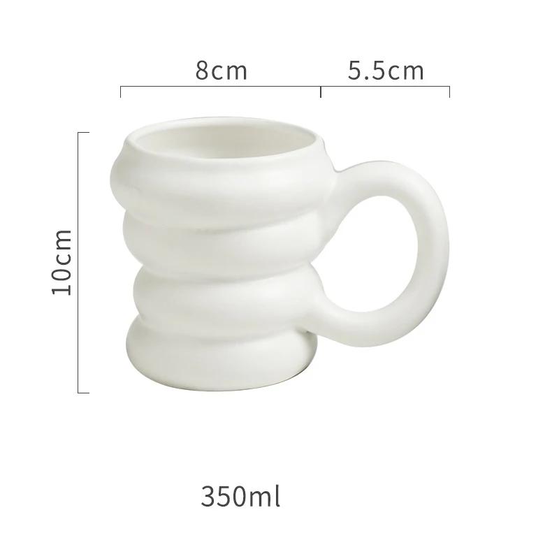 Fashionable Cute Ceramic Mouthwash Cups Light Luxury Creative Bathroom Storage Mouthwash Cup Home  High End Exquisite Mugs