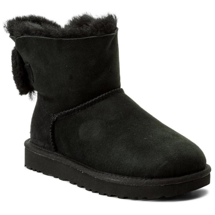 UGG Женские короткие снежные ботинки Arielle с амортизацией, черные 1019625-BLK