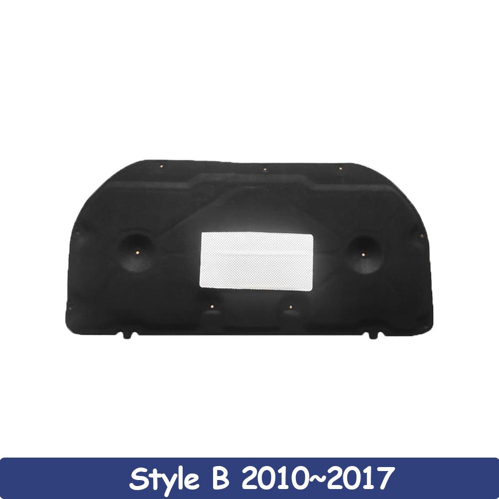 Накладка на капот двигателя для Toyota Land Cruiser Prado J150 2010~2024 Передняя звукоизоляция, теплоизоляция, хлопок, звукоизоляция, огнестойкие аксессуары