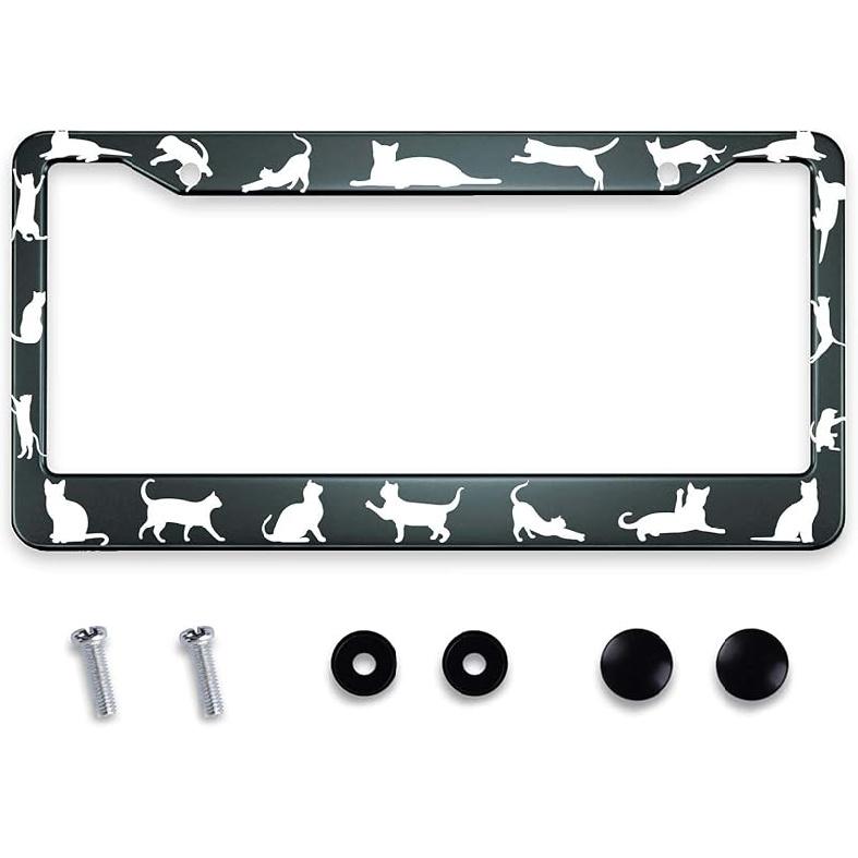 Smooffly I'M A Proud Navy Mom American Flag Texas License Plate Frame Car Tag Frame License Plate Holder Car Plate Frame Auto Tags 2 Holes Screws
