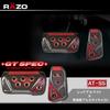 Carmate Car Pedal Set RAZO GT SPEC RED RP109RE AT-SS