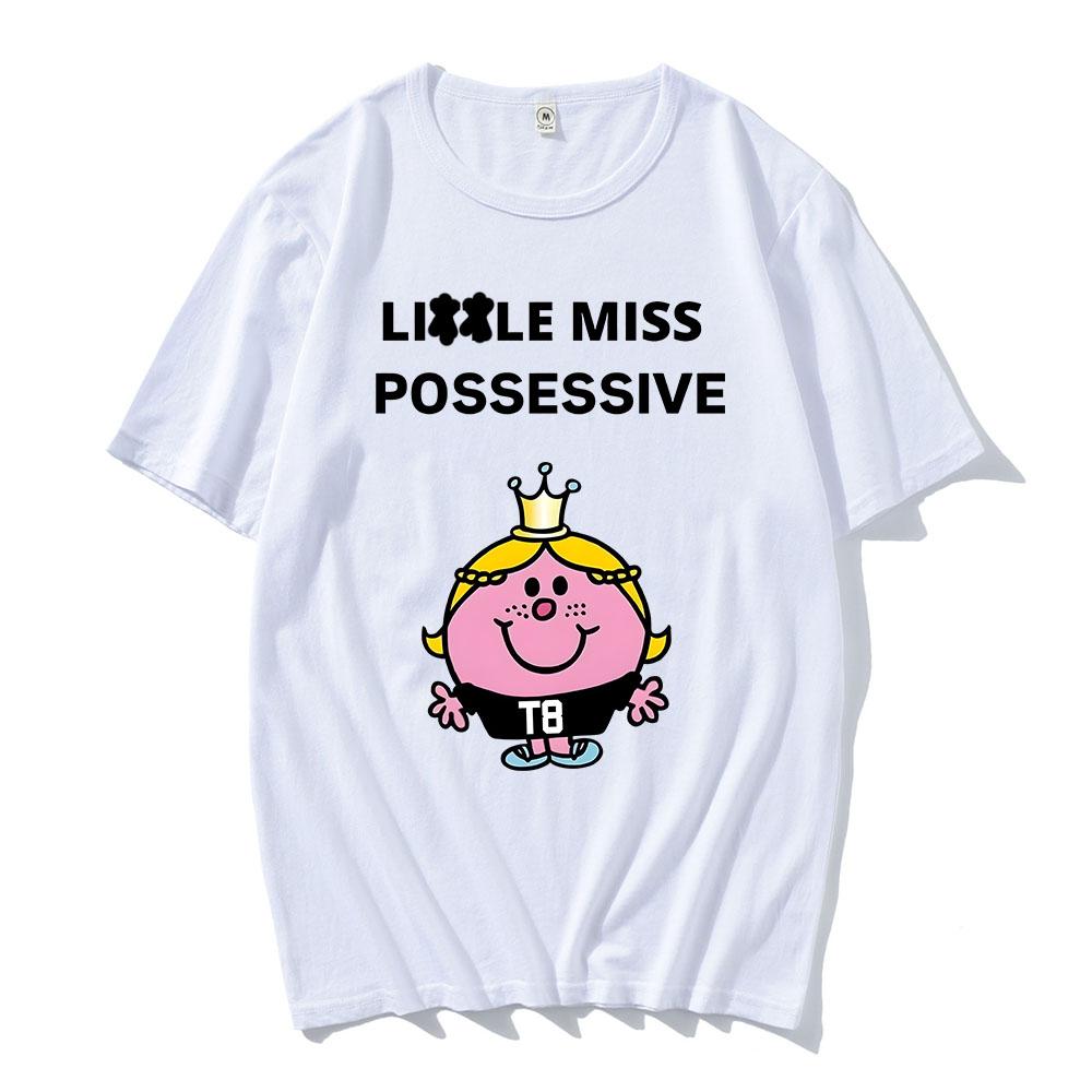 Тейт МакРей Певица Графические футболки Miss Possessive World Tour 2025 Футболка Хлопок Высокое качество Мужская футболка Унисекс Уличная одежда Мужской топ