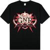 Мужская футболка Guns N Roses с логотипом-глобусом Черная