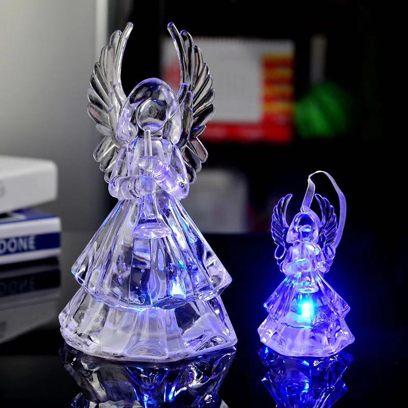 Bedside Lamp Colorful Wings Decoration Angel Style Desktop Night Lamp