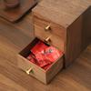 Маленький ящик из орехового дерева, настольный кофейный столик, ретро ящик для хранения, для хранения украшений из массива дерева