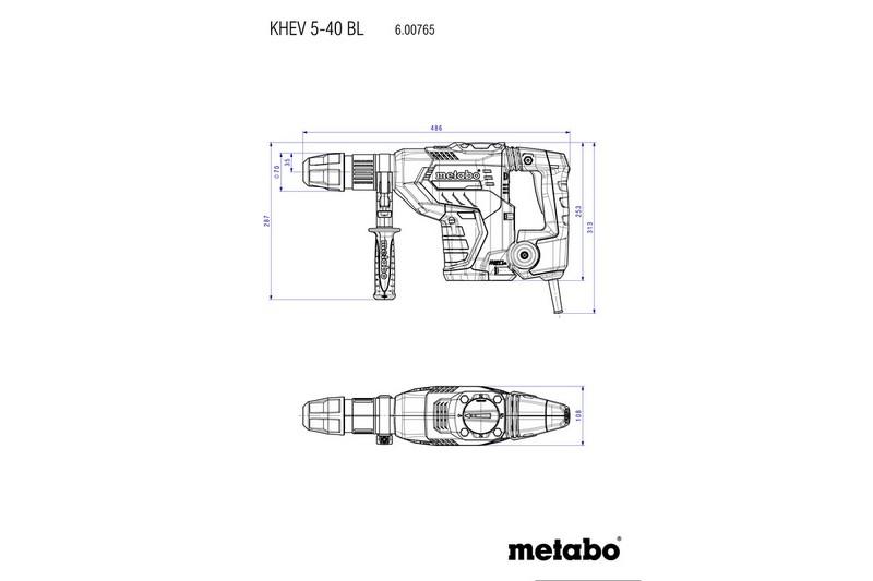 Sds-Max Rotary Hammer Khev 5-40 Bl - Me 600765500