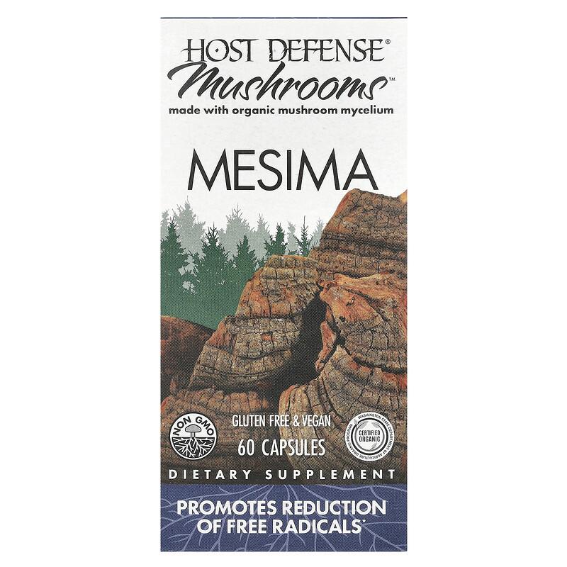 Mushrooms™, Mesima, 60 Capsules (0.5 g per Capsule)