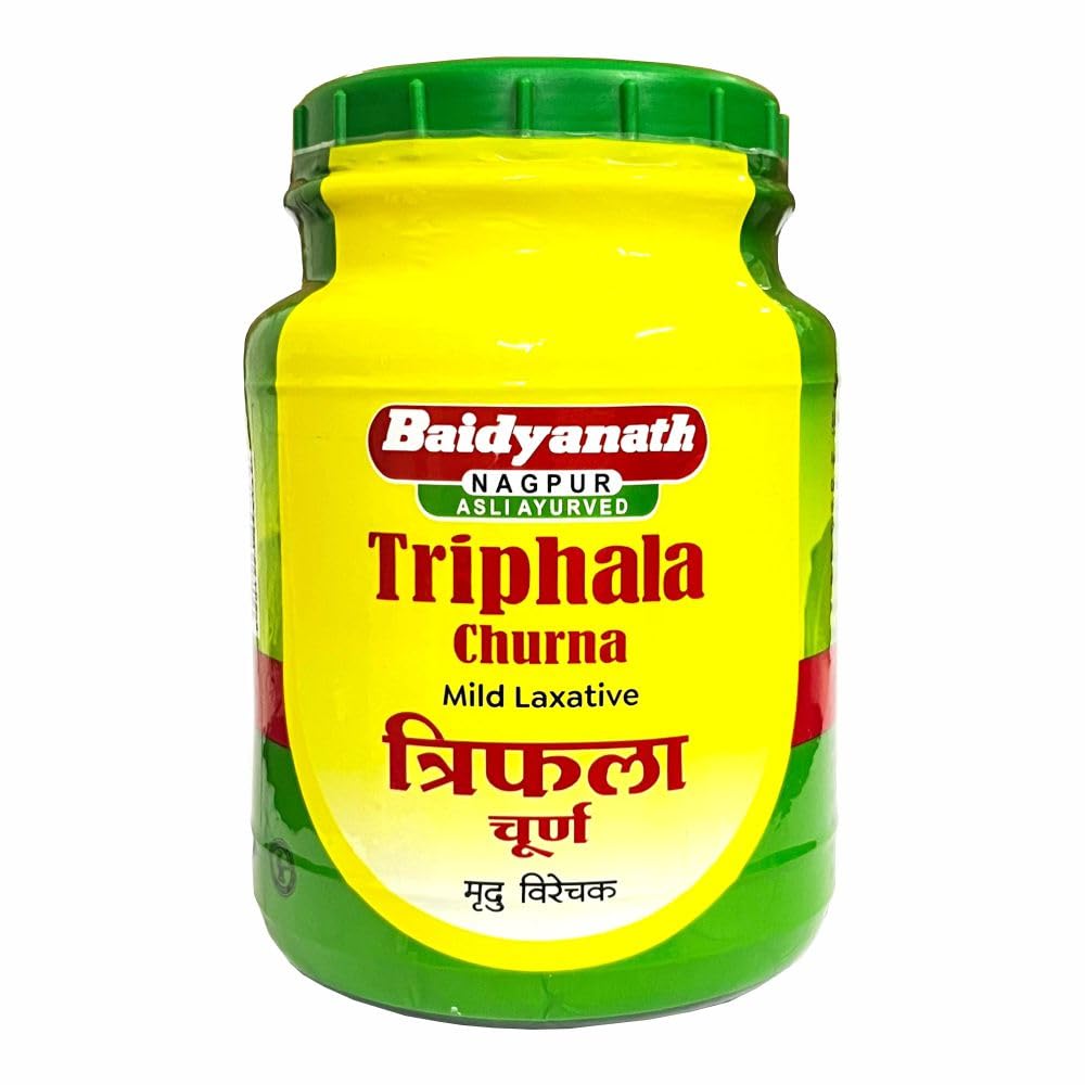 Baidyanath Asli Ayurved Nagpur Triphala Churna 500g Pack For Digestive Health & Natural Detox