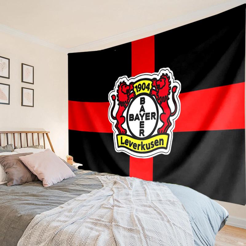 1PC Bayer Leverkusen Crest Tapestry Hanging for Bedroom,Livingroom, Playroom,Decor Art Room Wall Tapestry Holiday and Birthday Gifts